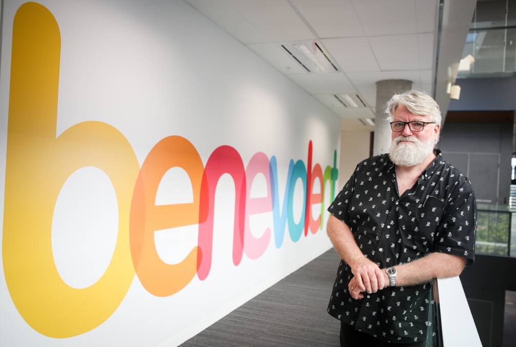 Caring career: Benevolent Society behaviour support specialist Raymond Bradshaw has worked in the disability sector more than 30 years. Pictures: Adam McLean. 