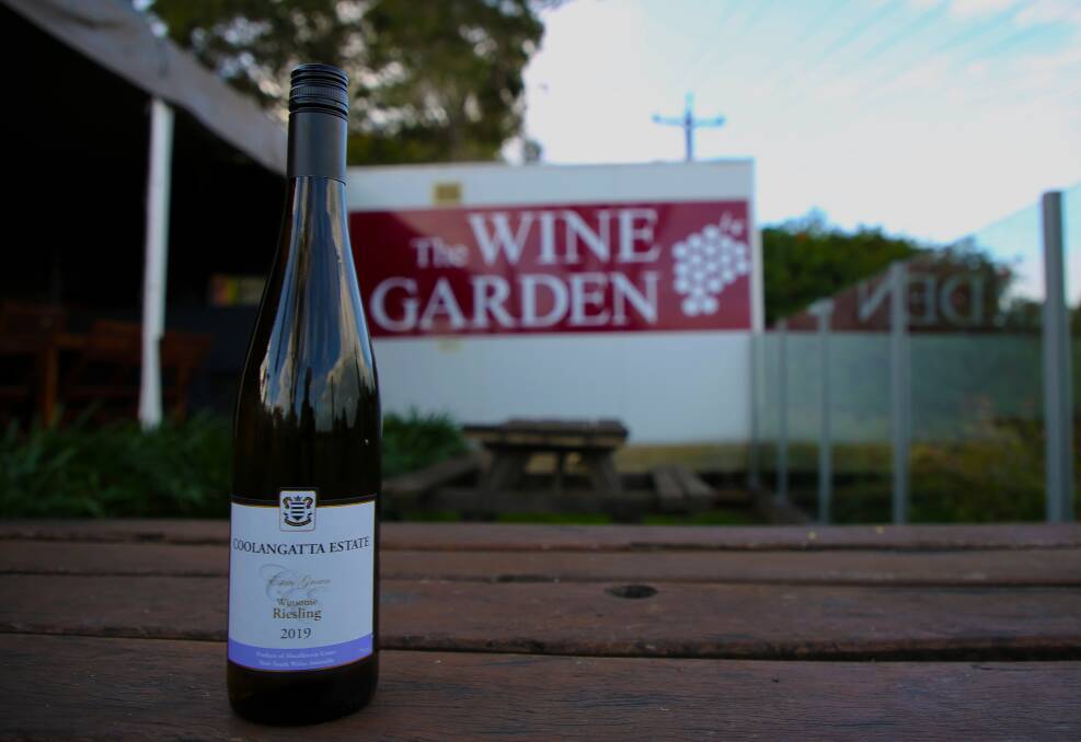 New vintage: The 2019 Winsome Riesling arrived at Coolangatta Estate from the winemakers at Tyrrell's this week. Picture: Greg Ellis. 
