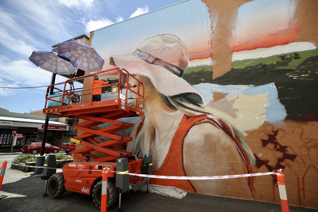 As part of Australia Day celebrations five murals were painted around Shellharbour. Pictures: Adam McLean.