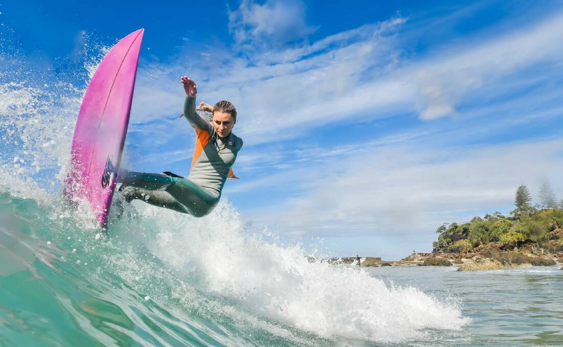 Surfer, medical registrar and mental health advocate Dr Brooke Mason is one of Tasmania's 2024 Young Australian of the Year Award nominees. Picture supplied by australianoftheyear.org.au