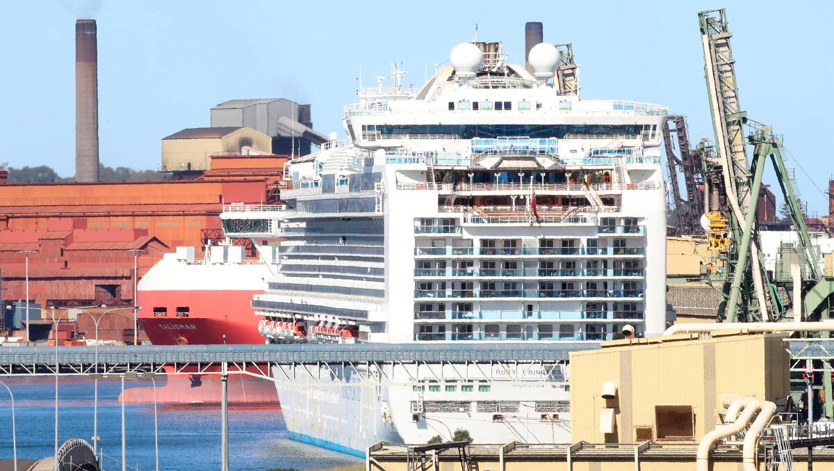 GROUND ZERO: The Ruby Princess docked in New South Wales. Picture: Sylvia Liber.