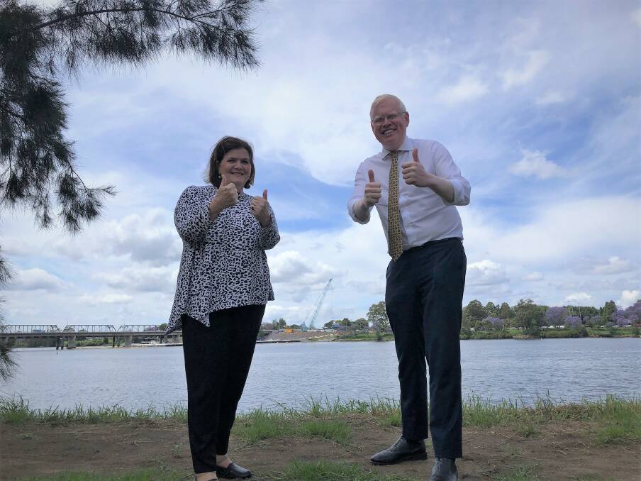 Road decision: South Coast MP Shelley Hancock and Kiama MP Gareth Ward announced on Tuesday a flyover would be built at the intersection of Jervis Bay Road and Princes Highway. Photo: supplied.