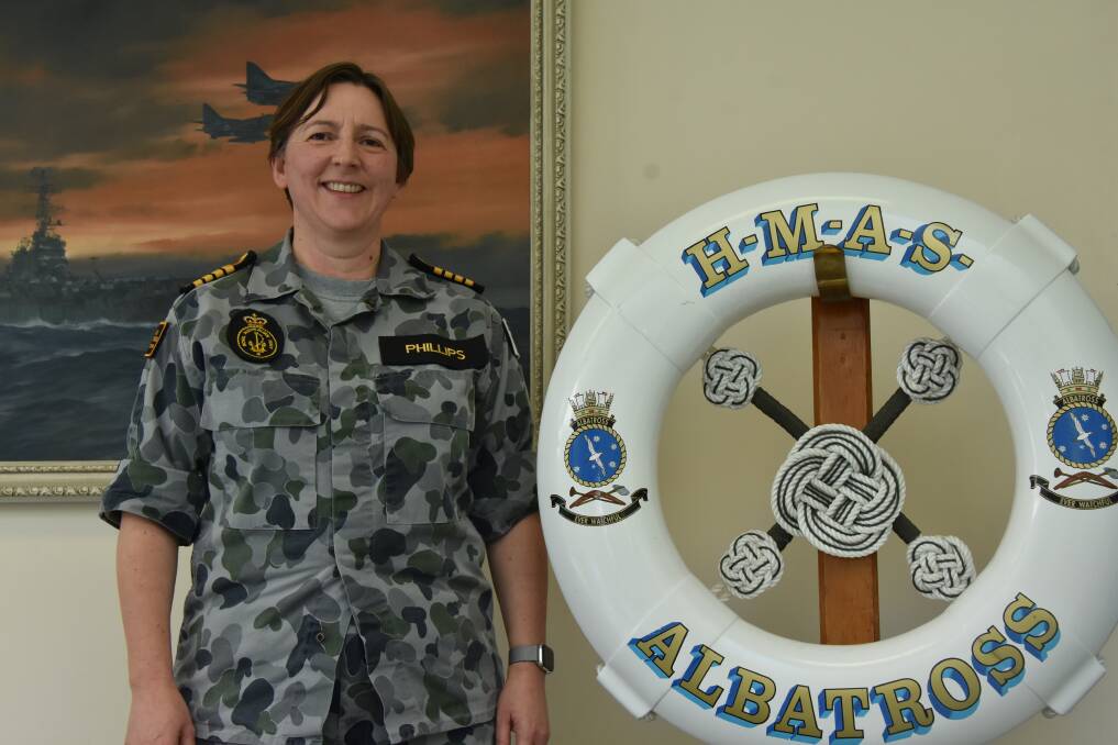 HMAS Albatross' new Commanding Officer Robyn Phillips. 