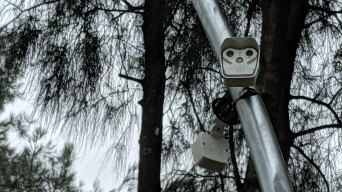 Newly installed CCTV cameras along the Nowra riverfront 
