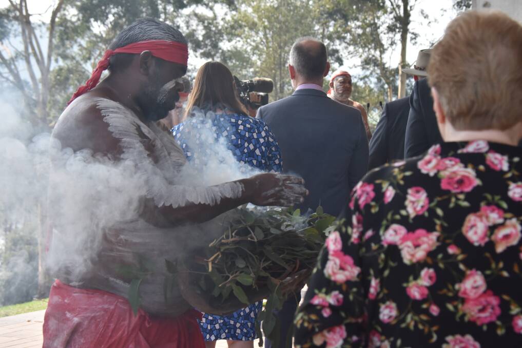 A smoking ceremony and traditional dances helped mark the occasion.