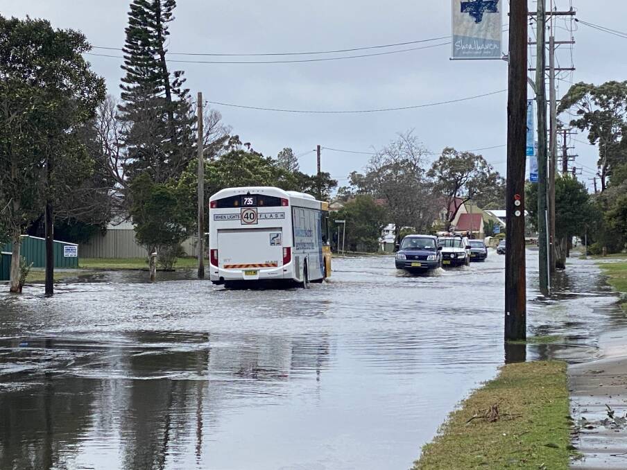 Recent flooding in Sussex Inlet. 