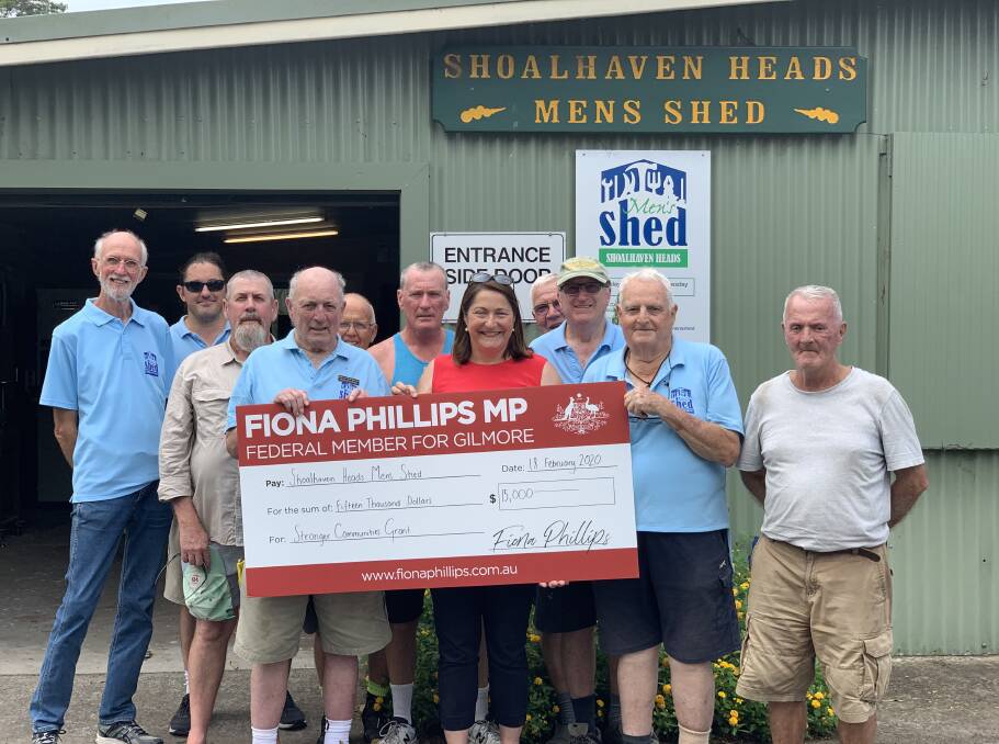 Shoalhaven Heads Men's Shed recieves $15,000 grant