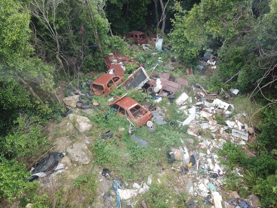 Over 5000 incidents of illegal dumping are investigated each year across the Illawarra and Shoalhaven. Photo: supplied. 