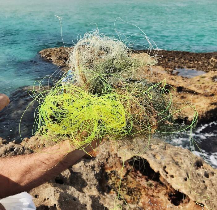 Just a handful of the rubbish Tom and Danicia Jacobson have collected around Jervis Bay. Photo: Facebook. 