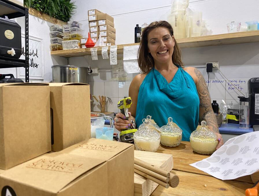 Her wholesale business Beloved Scents helped stabilise her retail store.