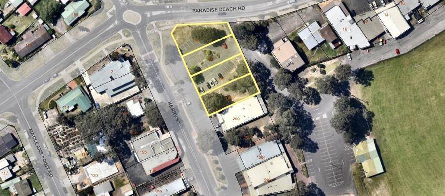 New site for Sanctuary Point District Library on the corner of Kerry Street and Paradise Beach Road. Photo: supplied.
