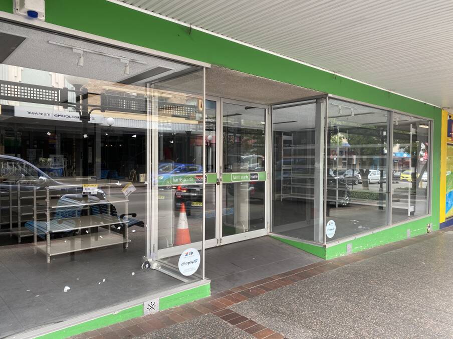 One of the many empty stores in the Nowra CBD. Photo: file. 