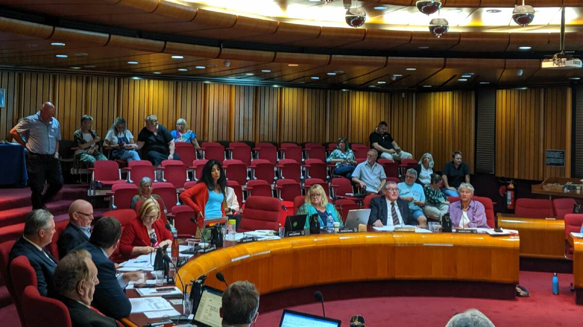 Shoalhaven City Council's ordinary meeting last month, October 2019. 
