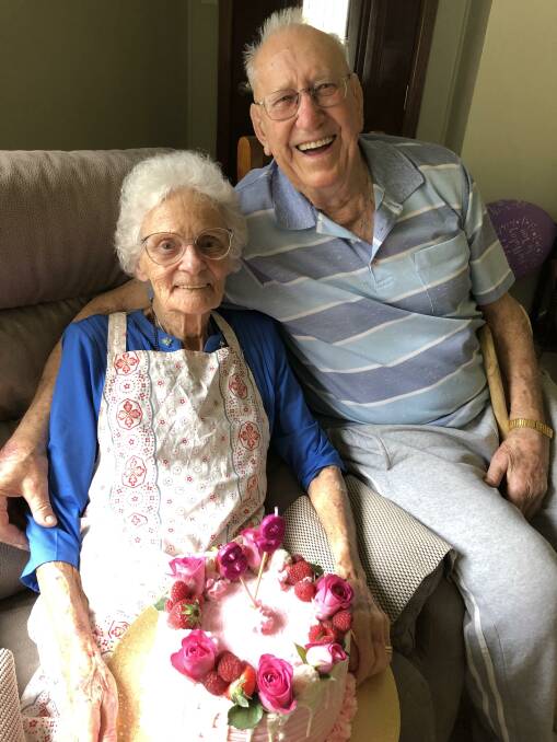True love: Hazel and Kevin Waugh are celebrating their 70th wedding anniversary on Wednesday. Photo: supplied.