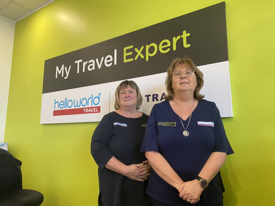 Leonie Clay and Julie Woodall owners of My Travel Expert. 