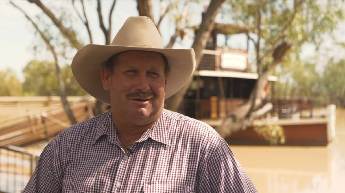 Richard Kinnon, Outback Pioneers, is bringing the Pride of the Murray to the Thomsom River at Longreach.
