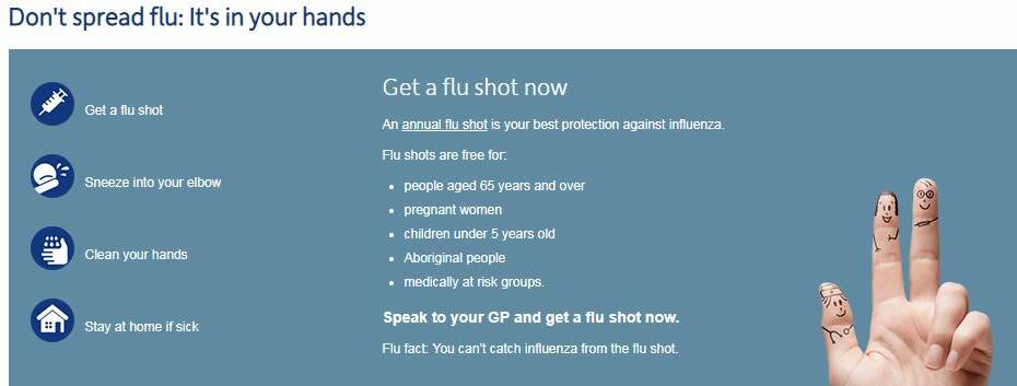 Flu season is coming soon so take action now - not later