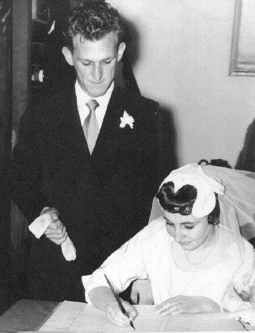 Jack and Rosemary on their wedding day.