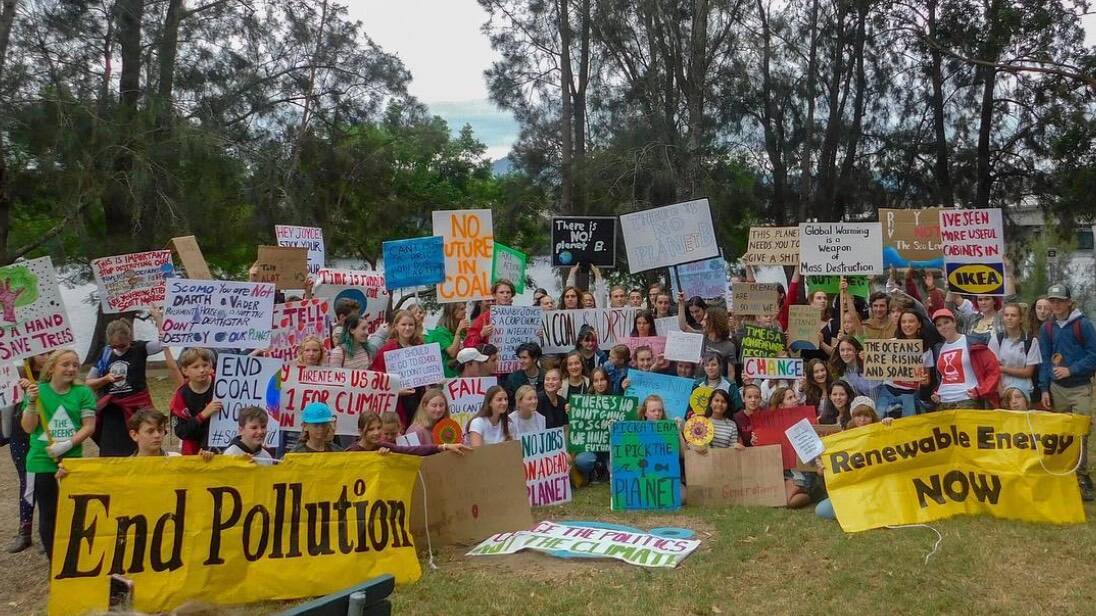 Nowra's #GlobalClimateStrike at Harry Sawkins Park on September 20