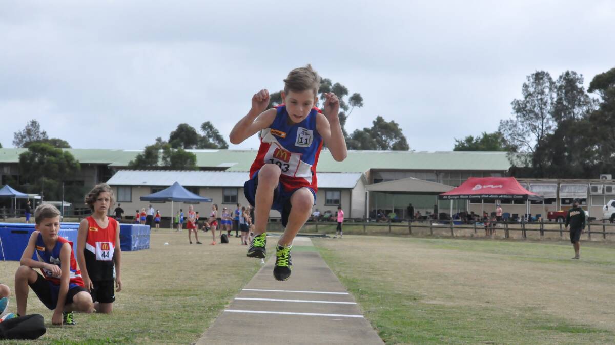 Action from the Shoalhaven Little Athletics gala day