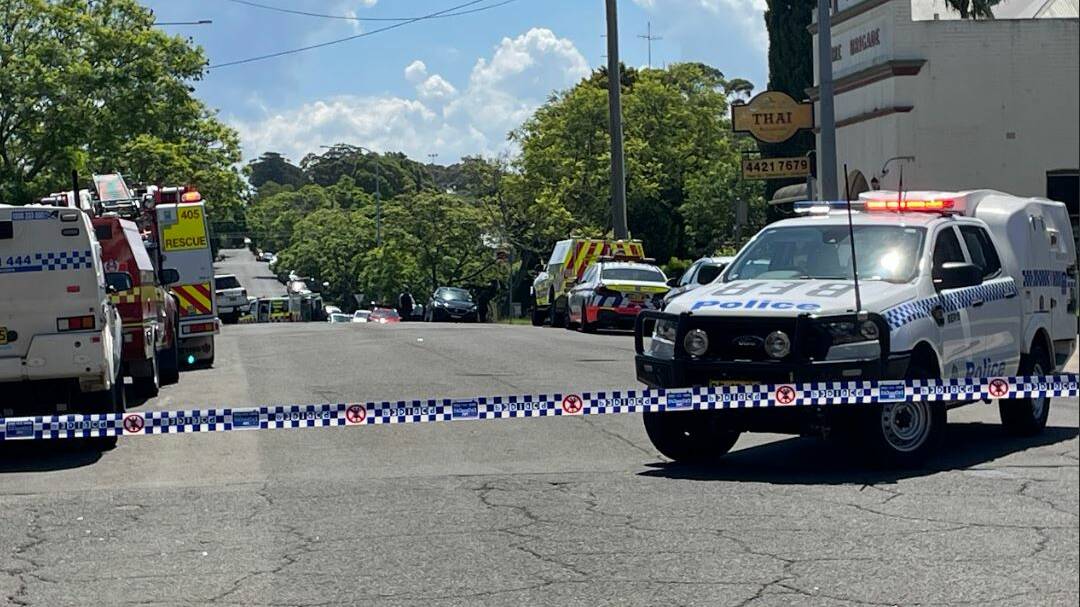 Breaking: Heavily armed police respond to reports of a gun being fired in Junction Street Nowra