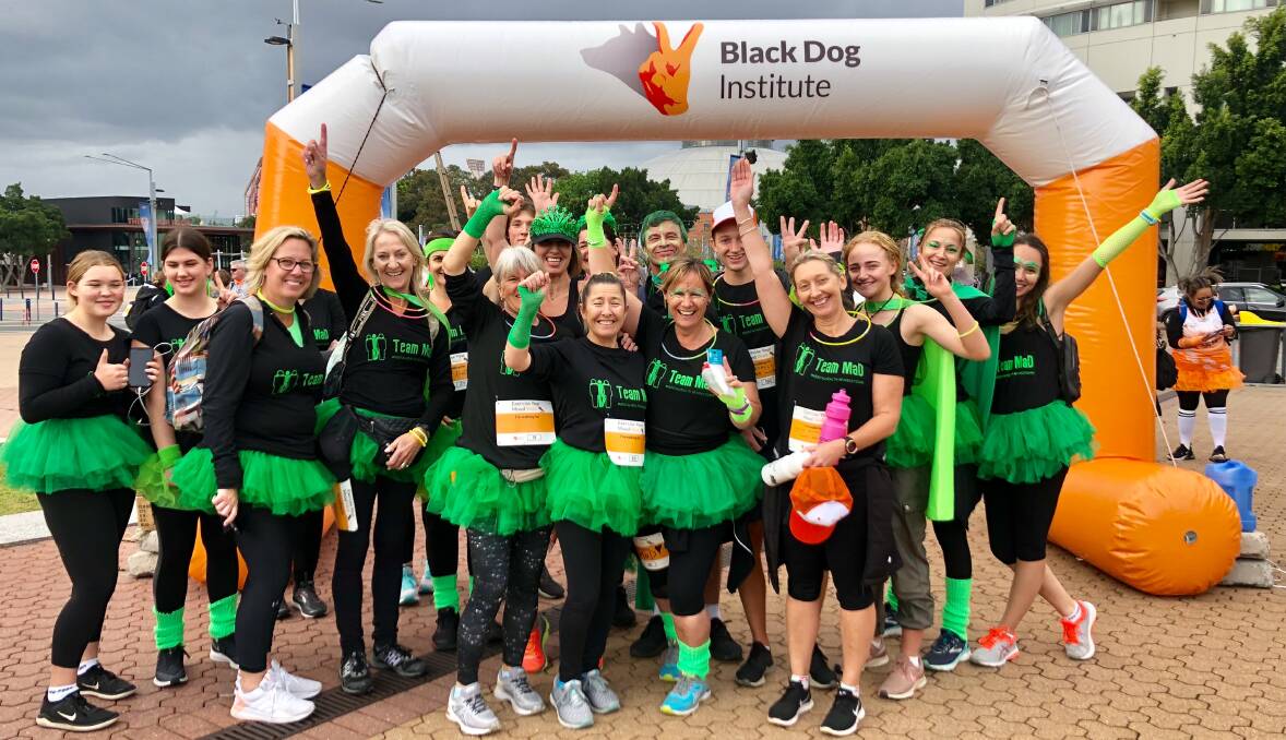 Team MaD in Black Dog Institute's Exercise Your Mood walk 
