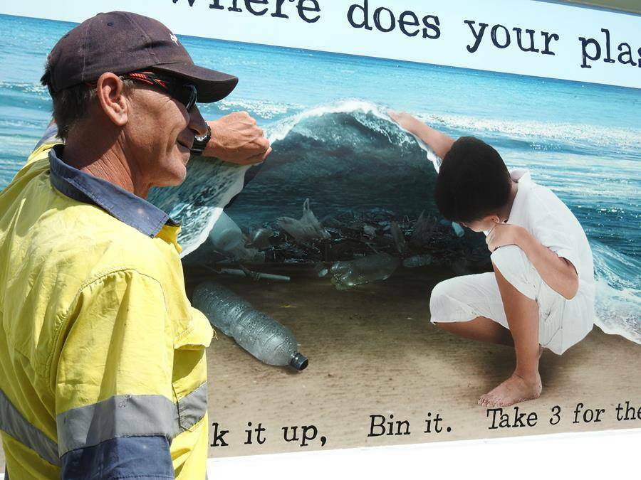 Murals at the Ulladulla Harbour and Mollymook beach, which encourage people to reduce plastic pollution formed a previous Take 3 project.