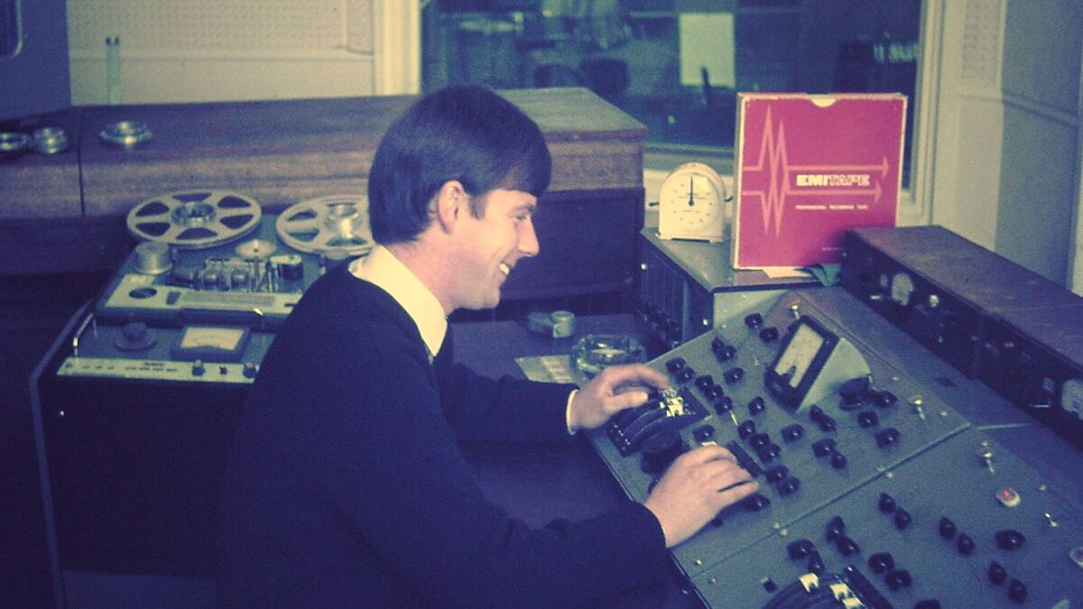 Working at EMI Studios Johannesburg South Africa in 1968