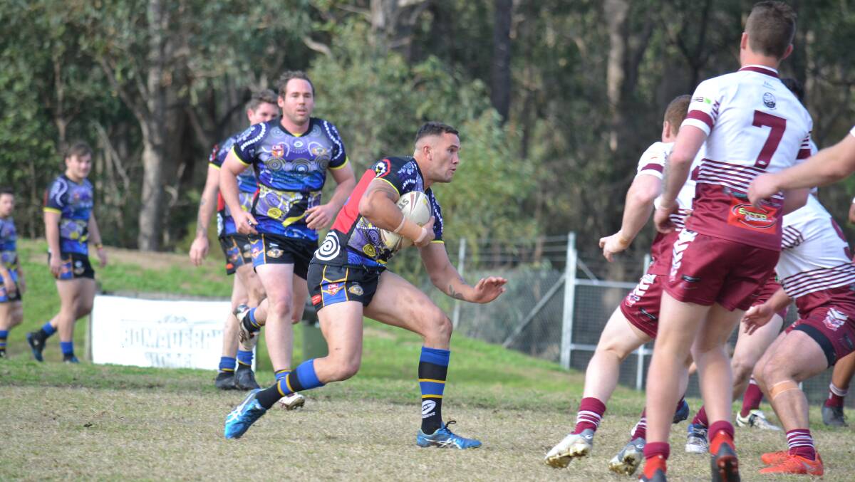 Nowra Bomaderry Jets versus Albion Park in Group Seven Rugby League 