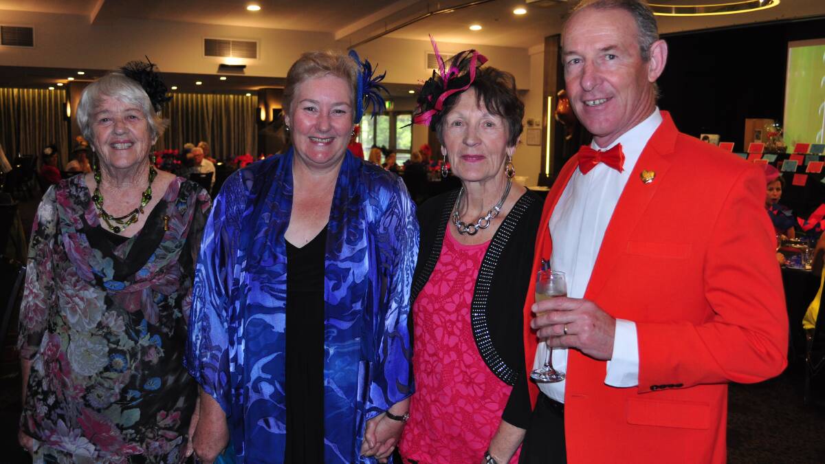 GOOD CAUSE: Event organisor Kay Gibbs with Federal Member for Gilmore Ann Sudmalis, volunteer Nora Cunningham  and manager of the Bomaderry Bowling Club Garry Wilbraham.
