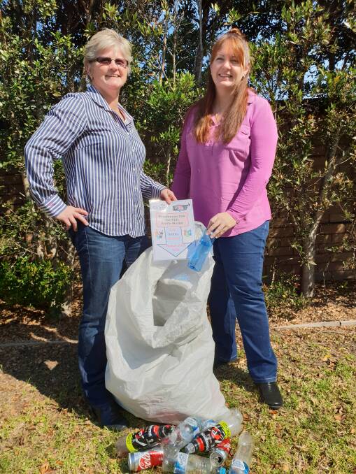 MBH Training director Sarah Quinton and Samantha Meredith hope people support the bottle donation drive.