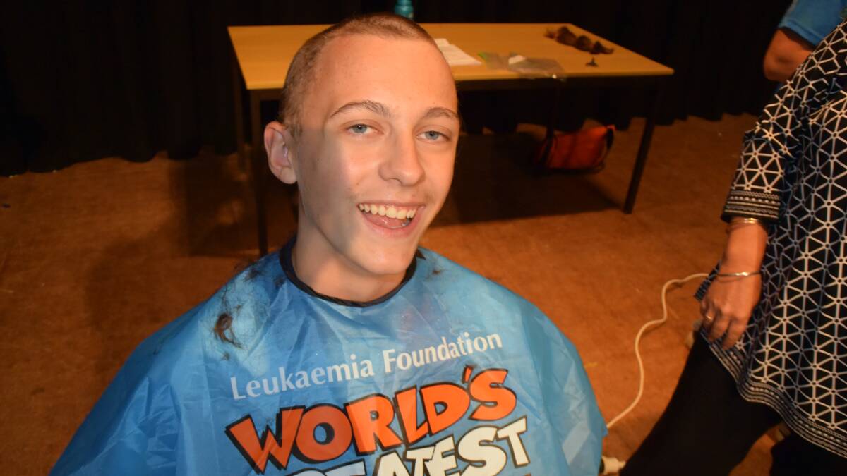 Shoalhaven High's Shave for a Cure