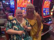 Meg Sweeney, with her daughter Joscelyn during a trip to Las Vegas. Picture supplied 