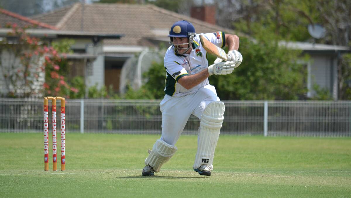 A Blake Munilla century put Ex-Servos in charge against Bomaderry.