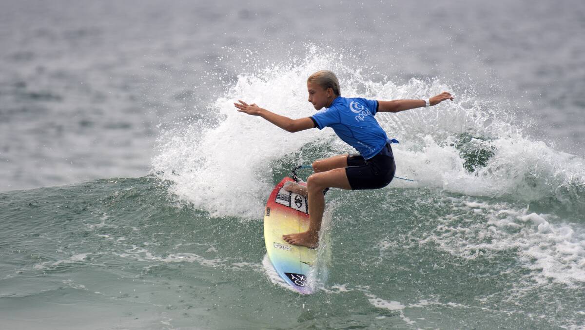  Keira Buckpitt and Koby Jackson in Rip Curl Grom Search National Final