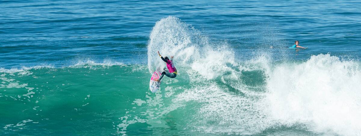 Fitzgibbons at this week's Roxy Pro France. Photo WSL