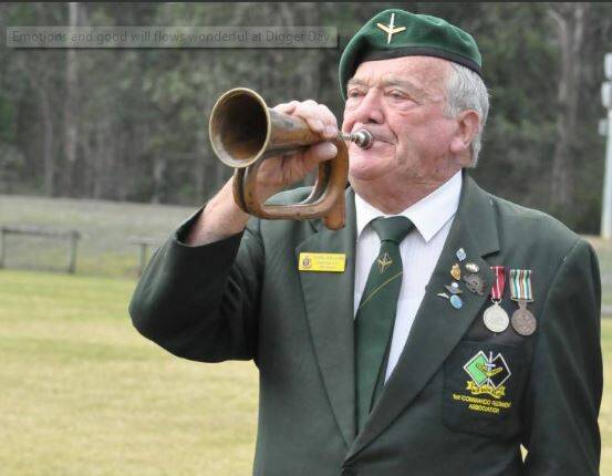 Peter Williams loves playing The Last Post 