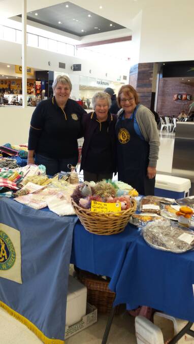 Emily, Sally and Helen from CWA Jervis Bay work hard at the drought fundraiser.