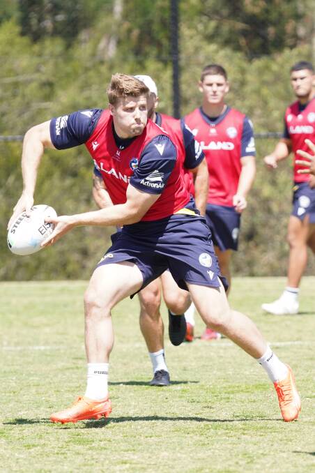 Jack Murchie trains hard. Picture Parramatta Eels