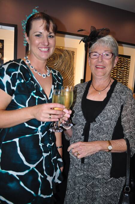 TOP EVENT: Bomaderry Bowling Club’s Trudi Stintmann with Ann Wearne from North Nowra.