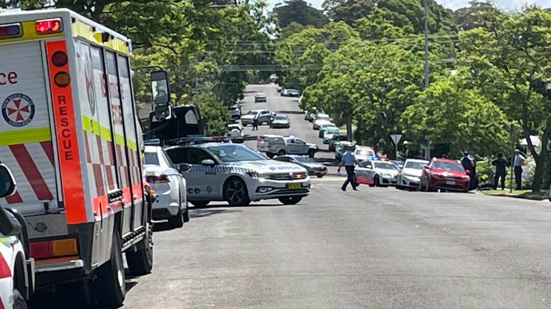 Breaking: Heavily armed police respond to reports of a gun being fired in Junction Street Nowra