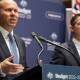 Treasurer Josh Frydenberg and Finance Minister Simon Birmingham have unveiled the Coalition's election costings in Melbourne on Tuesday. Picture: Sitthixay Ditthavong