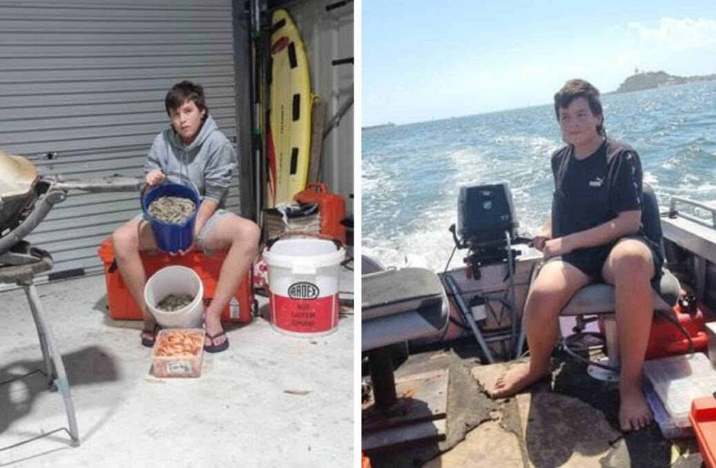 Tyler Mason spends any time he gets fishing whether it's off a wharf or on the water with his family. Pictures supplied