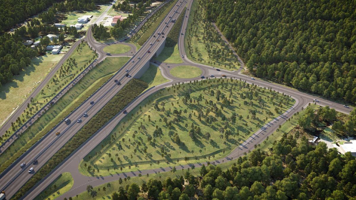 NEW LOOK: The latest Transport for NSW concept plans for the upgrade of Jervis Bay Road and Princes Highway intersection. Image: Transport for NSW