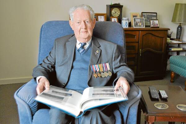 MEANINGFUL JOURNEY: George Lamond will join 32 veterans travelling to London to honour the service of Australians who served with Bomber Command during World War II.