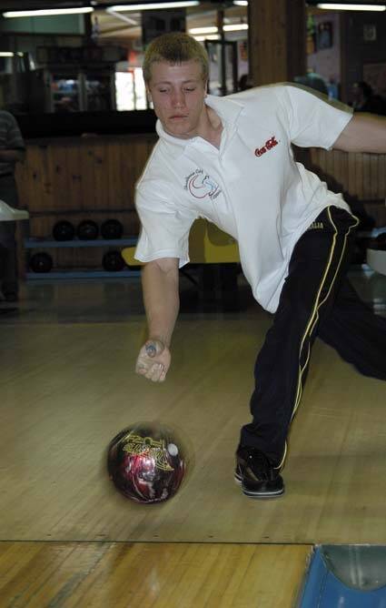 ON THE MARK: Daniel Crump from Nowra bowled his best result to date at the Shoalhaven city Lanes recently, scoring a perfect 300 game.