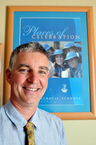 BACK TO SCHOOL: The new principal of St Michaels Parish Primary School Paul Croker who will begin his first term with the school this week.