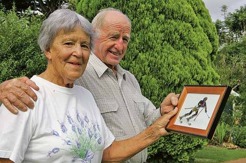 PROUD GRANDPARENTS: Pyree couple Greg and Joan Watts will be glued to the television watching their grandson Nick at the Winter Paralympics at Vancouver.