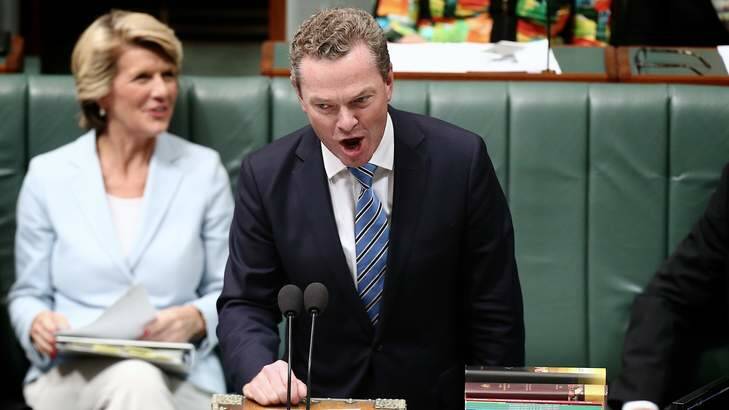 "There is evidence our teacher education system is not up to scratch": Christopher Pyne. Photo: Alex Ellinghausen