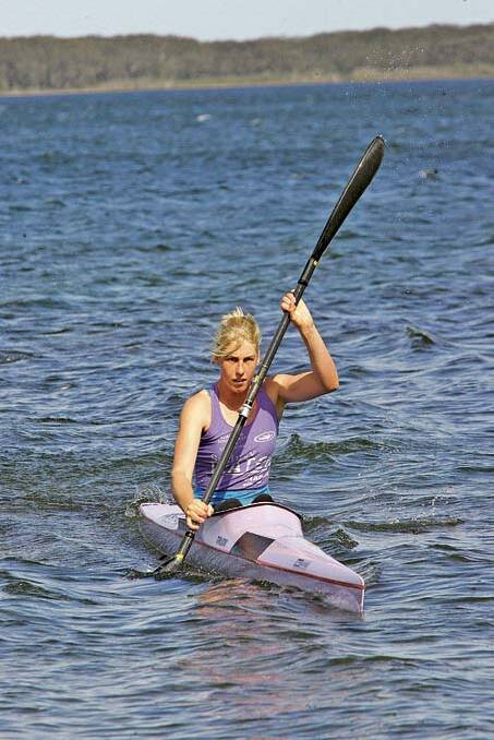 RISING STAR: Culburra beach kayaker Kirsty Higgison has turned in some great performances at the Oceania Championships in Sydney.